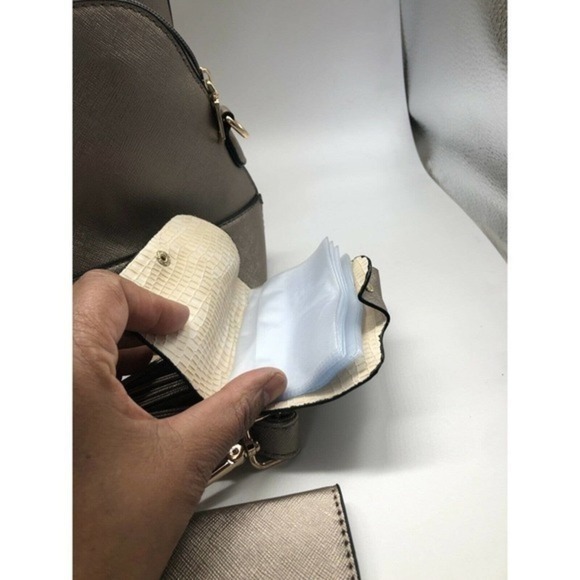 ELIMPAUL Women Fashion Handbags Tote Bag Set 4pcs - Picture 7 of 12